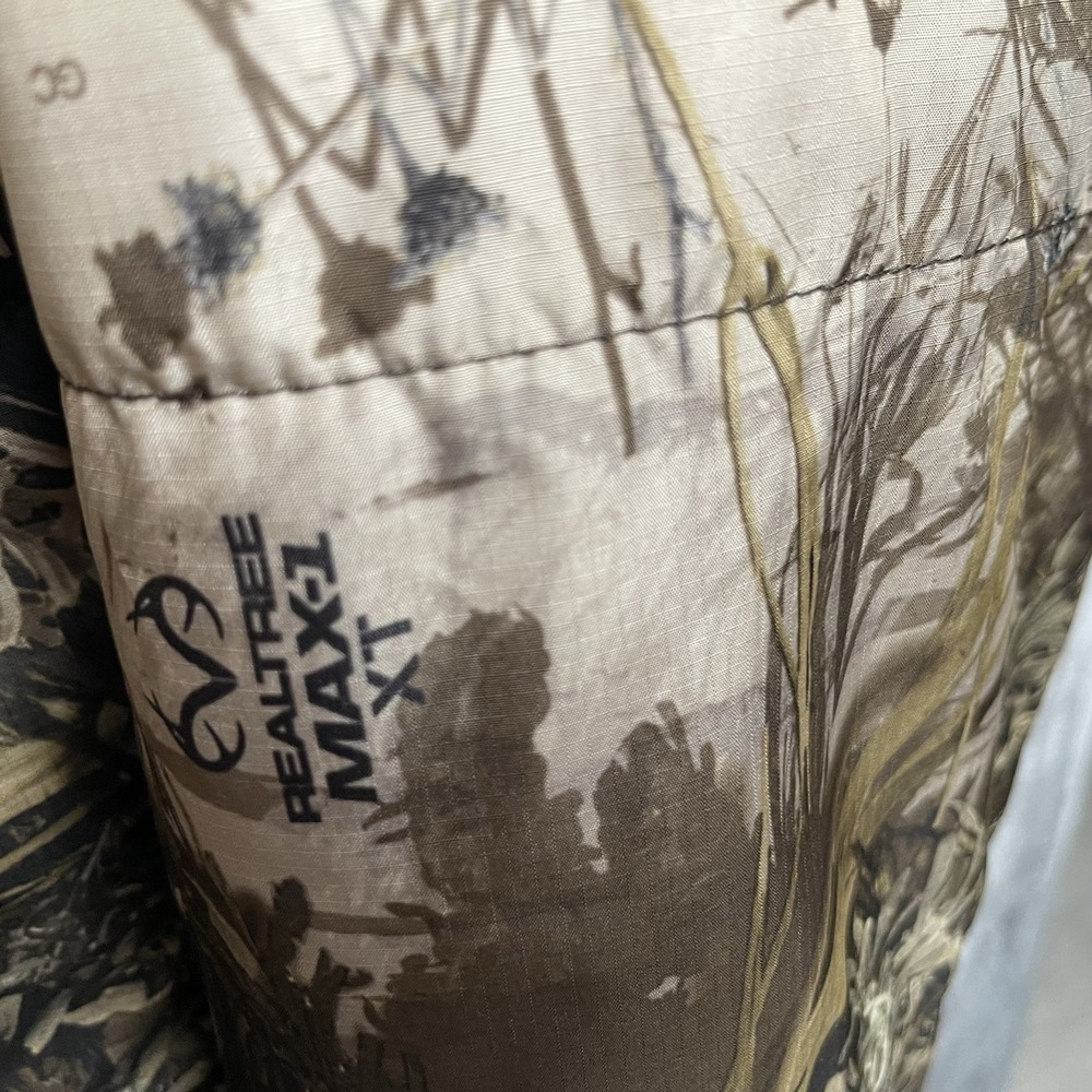 Realtree Max-1 XT Camo Jacket Mens 2XL 3M Thinsulate Insulated Full Zip Hunting - Picture 4 of 9